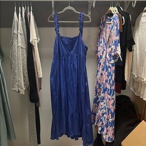 Free People Royal Blue Maxi Dress